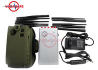 Mobile jammer Riverside , 10 Bands Handheld Signal Jammer , Cell Phone Blocking Device With Built In Battery